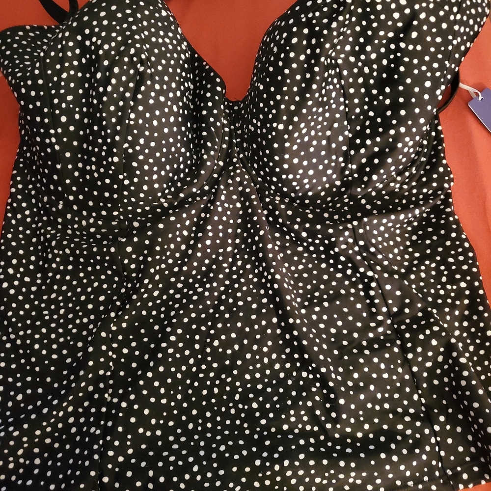 Flirtelle polka dot 40M tankini